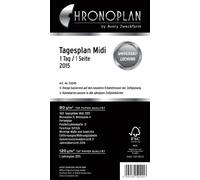 Chronoplan 50245 Calendrier 2025 (plan quotidien Midi (96 x 172 mm), calendrier de rechange, pour planificateur quotidien, idéal pour planification quotidienne détaillée, 1 jour sur 1 page, avec