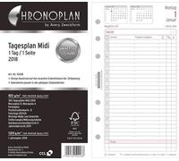 CHRONOPLAN Plan journalier 2017, 1 jour/1 page, Midi - 96 x 172 mm