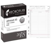 CHRONOPLAN Set annuel Agenda journalier 2017, A5