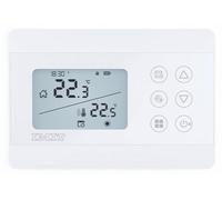 Chronothermostat numérique programmable à la semaine, à fixation murale, modèle Silver CRS