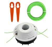 Chuancheng Tête de débroussailleuse 4008 710 2102 avec fil de 15 mètres Pièce de rechange pour débroussailleuse Stihl FSA45 Poly PolyCut 2-2, lames en plastique