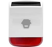 Chuango SPS-260 Sirène Solaire sans Fil - Alarme Antivol avec Lumière Stroboscopique Clignotante Rouge - Système de Sécurité Performant pour Maison - Volume 110 DB - Compatibles avec Accessoires