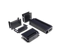 ChuFort Connecteur de Bord de Carte de Type IDC, Prise PCB à Pas de 2.54mm avec câble Plat de 20cm(Header Only,Female Insert_2PCS_14P)