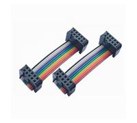 ChuFort Ligne de Couleur, Pas de 2.54mm, câble Plat 6-50 Broches, en-tête de boîte ISP DC3 IDC(20cm,20P)