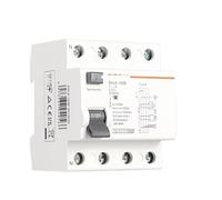 CHULKJFX Disjoncteur de Fuite CC 10KA 1P+N 2P 4P 2 pôles 4 pôles 40A 63A 30mA Type B 6mA EV EVSE 220V EKL6-100B(4P 63A)