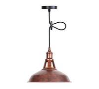CHUNGYANG Lampes Suspendues en Métal, Luminaire Suspendu De Style Industriel Vintage À Base E26, pour Couvercle De Plafonnier D'îlot De Cuisine, Lumières Décoratives Réglables en Hauteur, pour Entrée