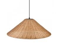 CHUNGYANG Lustre Vintage En Rotin Tressé À La Main, Suspension Avec Abat-jour En Rotin Tressé, Matériaux Naturels, Luminaire Suspendu Pour Entrée Ou Couloir De Style Campagnard, Culot E27