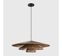 CHUNGYANG Suspension En Corde De Chanvre Tissée À La Main, Lustre À Trois Niveaux, Luminaire Rétro Pour Îlot De Cuisine Ou Entrée, Cordon De Suspension Ajustable.