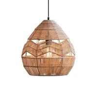CHUNGYANG Suspension En Corde De Papier Tissée À La Main, Luminaire Suspendu Pour Entrée De Restaurant, Lustre Bohème, Luminaire Suspendu Pour Salle À Manger, Lampe De Style Japonais Pour Salon De Thé