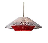 CHUNGYANG Suspension Vintage Créative En Corde De Chanvre Avec Câble De Suspension Réglable, Style Wabi-sabi, Abat-jour Tissé À La Main, Idéale Pour Chambre, Salon, Couloir Ou Entrée.
