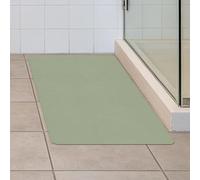 CHUNRONG Tapis Diatomite Salle de Bain 100 x 102 cm Fort Pouvoir Absorbant Tapis de Douche Antidérapant Décoratif Lavabl pour La Salle de Bain, Douche, Baignoire Ou comme, Vert