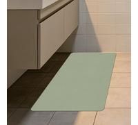 CHUNRONG Tapis Diatomite Salle de Bain 100 x 105 cm Antidérapant Anti Moisissure Tapis de Salle de Bain en Terre de Diatomée Facile à Nettoyer pour de Douche, Baignoire, Vert