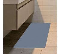 CHUNRONG Tapis Diatomite Salle de Bain 40 x 105 cm Antidérapant Anti Moisissure Tapis de Salle de Bain en Terre de Diatomée Facile à Nettoyer pour de Douche, Baignoire, Bleu
