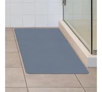 CHUNRONG Tapis Diatomite Salle de Bain 45 x 86 cm Fort Pouvoir Absorbant Tapis de Douche Antidérapant Décoratif Lavabl pour La Salle de Bain, Douche, Baignoire Ou comme, Bleu