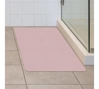 CHUNRONG Tapis Diatomite Salle de Bain 50 x 108 cm Fort Pouvoir Absorbant Tapis de Douche Antidérapant Décoratif Lavabl pour La Salle de Bain, Douche, Baignoire Ou comme, Rose