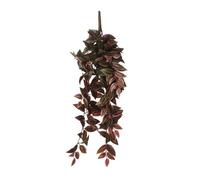 Chute de tradescantia artificielle - H54 cm - Bordeaux - Mica Decorations