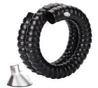 CHZDPP Tuyau d'extraction de poussière Tuyau Flexible articulé avec hotte pour extracteur de fumées, Bras d'aspiration de poussière pour Le Travail du Bois, Facile à positionner(1m/3.3ft,45mm/1.8in)