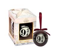 Ciao - Boule ornementale Harry Potter Rail 9 3/4 (Ø7,5 cm) Original Wizarding World avec Ruban en Tissu pour Sapin de Noël dans giftbox