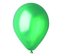 Ciao - Pack 100 balloons pearly in natural latex Premium Quality G120 (Ø 33cm / 13"), green pearl
