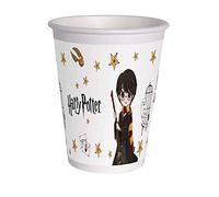 CIAO SRL Lot de 8 verres Harry Potter en papier 200 CC