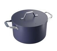 Ciarra Beyond - Cocotte - Faitout 24cm - 5.9L - Revêtement Antiadhésif - Marmite avec Couvercle - Tous Feux dont Induction - Non Toxique - sans PTFE et PFOA - Bleu