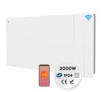 CIARRA Radiateur Inertie Céramique, Film 2000W WiFi Chauffage Fixé Programmable LCD Thermostat CBHTD20A-W