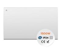 CIARRA Radiateur électrique mural CBHT15E – Inertie sèche céramique 1500W pour 10–20 m²