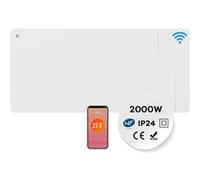 CIARRA Radiateur Inertie Céramique, Film 2000W WiFi Chauffage Fixé Programmable LCD Thermostat CBHTD20A-W