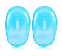 ciciglow Bouclier de Protection D'oreille Bleu Léger et Durable pour une Utilisation en Salon de Coiffure ou une Coloration des Cheveux à Domicile 2 Pièces
