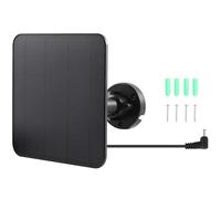 ciciglow Chargeur de Caméra à Panneau Solaire, pour Batterie de Caméra Ring Spotlight et pour Batterie Stick Up Cam, Panneau Solaire Mural 12W, Rapide (BLACK)