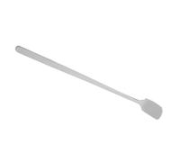 ciciglow Longue Cuillère à Mélanger en Acier Inoxydable, Résistante à la Rouille et Confortable pour la Préparation de Bougies, café, thé, 25cm (Cuillère tête carrée 17CM)