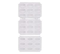 ciciglow Moule de Fabrication de Boulettes de Viande et Outil de Presse Pratiques pour des Boulettes de Viande de Forme Parfaite, en ABS Durable pour les Chefs à Domicile (Neuf grilles)