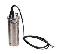 ciciglow Pompe Submersible pour Puits Profond, 120W Conception Durable | Corps en inox, compatible solaire, haut débit, étanche