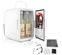 ciciglow Réfrigérateur à énergie Solaire de Grande capacité, 18V DC, Panneau Solaire de Refroidissement 68W 50W pour le Camping