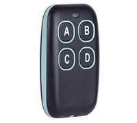 ciciglow Télécommande Fob, AK-K200803 433MHz Télécommande d'apprentissage à 4 Touches Fob 4 Canaux Portable Universel Télécommande sans Fil Interrupteur pour Porte de Garage de Voiture