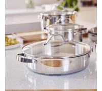 CICLA Sauteuse inox avec couvercle verre BEKA D28 cm