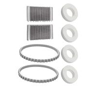 Cidegoo 4 Roues Escalade Mousse 6101611 R4 2 Assemblages Courroies 9985006 R2 Et 2 Brosses Roulettes 6101641 R2 Compatible avec Dolphin Diagnostic