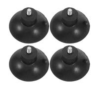 Cidegoo Lot de 10 pieds de meubles en caoutchouc avec filetage M6 à visser, patins anti-vibrations pour niveler les meubles, protections de sol réglables pour tables
