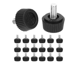 Cidegoo Lot de 10 pieds de meubles réglables M6 à visser pour pieds de table ou d'armoire - Pieds de nivellement robustes pour bureau