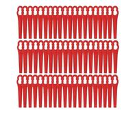 Cidegoo Lot de 60 à 120 lames de débroussailleuse en plastique pour débroussailleuse électrique sans fil Outil de remplacement Jardin