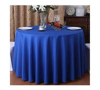 CIEEIN CIEHT Nappe Ronde Maison hôtel Jupe de Table de Banquet Bleu Royal 160cm de diamètre
