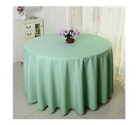 CIEEIN CIEHT Nappe Ronde Maison hôtel Jupe de Table de Banquet Couleur Vert Pois 260cm de diamètre