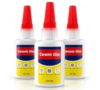 Cieex Colle Cyanoacrylate pour Céramique, Verre et Métaux - 20g*3 | Colle Forte Cyanoacrylate Idéal pour Réparer Céramique, Poterie, Bijoux. Colle Aussi Verre et Métaux (Moins Puissant)