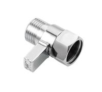 CIENCIA Contrôle de Débit et arrêt Valve G 1/2 Vanne d'arrêt pour Pommeau de Douche en Laiton Vanne 1/2 Male Femelle, AV016C