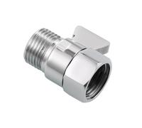 CIENCIA Vanne de Régulation du Débit de Douche Vanne 1/2" Laiton d'arret pour Pomme de Douche, AV016B