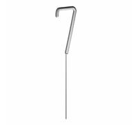 Cierge Magique "Chiffre 7" 15cm Argent