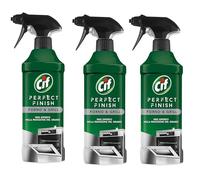 CIF Perfect Finish Spray Nettoyant Four & Grill 435ml - Lot de 3 - Élimine 100% des Graisses Incrustées - (Packaging Variable)
