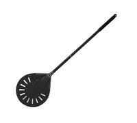 CIFKH Pelle à Pizza perforée en aluminium dur anodisé épais de 7 8 9 10 pouces, pelle à Pizza à tête ronde en aluminium avec manche rond et Long(7 anodized aluminum)