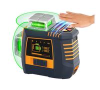 CIGMAN CM-S05 12 Lignes Niveau Laser à Lignes Croisées 3x360° avec Contrôle Gestuel, Connexion App et Écran LCD