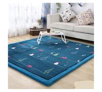 CIGPKLO Tapis en Polaire Corail Tatami épais 3cm, Tapis en Molleton de Corail, for Chambre à Coucher, Salon, Baie vitrée, Chevet, Rampant for Enfants(Color-8,200x280cm)